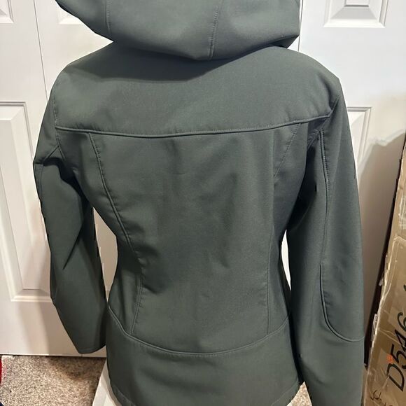 Eddie Bauer Womens Small Hooded Lined Softshell Jacket - Picture 3 of 5